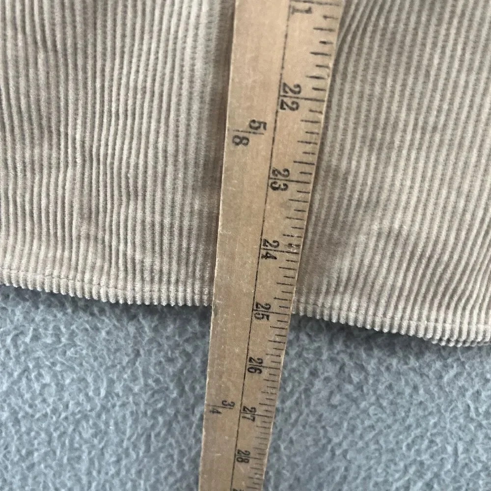 NWT Stitchfix Bixby Nomad Button-down Corduroy Shacket size 12-14 girls Tan